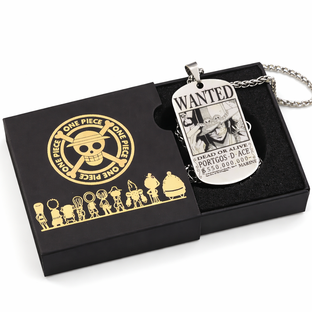 Collares de "SE BUSCA" de Anime de Piratas