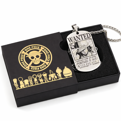 Collares de "SE BUSCA" de Anime de Piratas