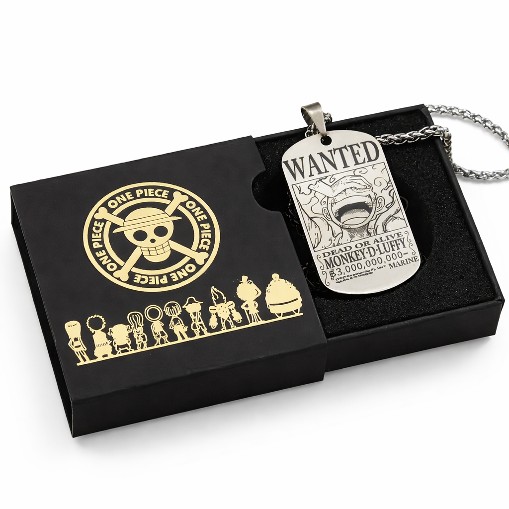 Collares de "SE BUSCA" de Anime de Piratas