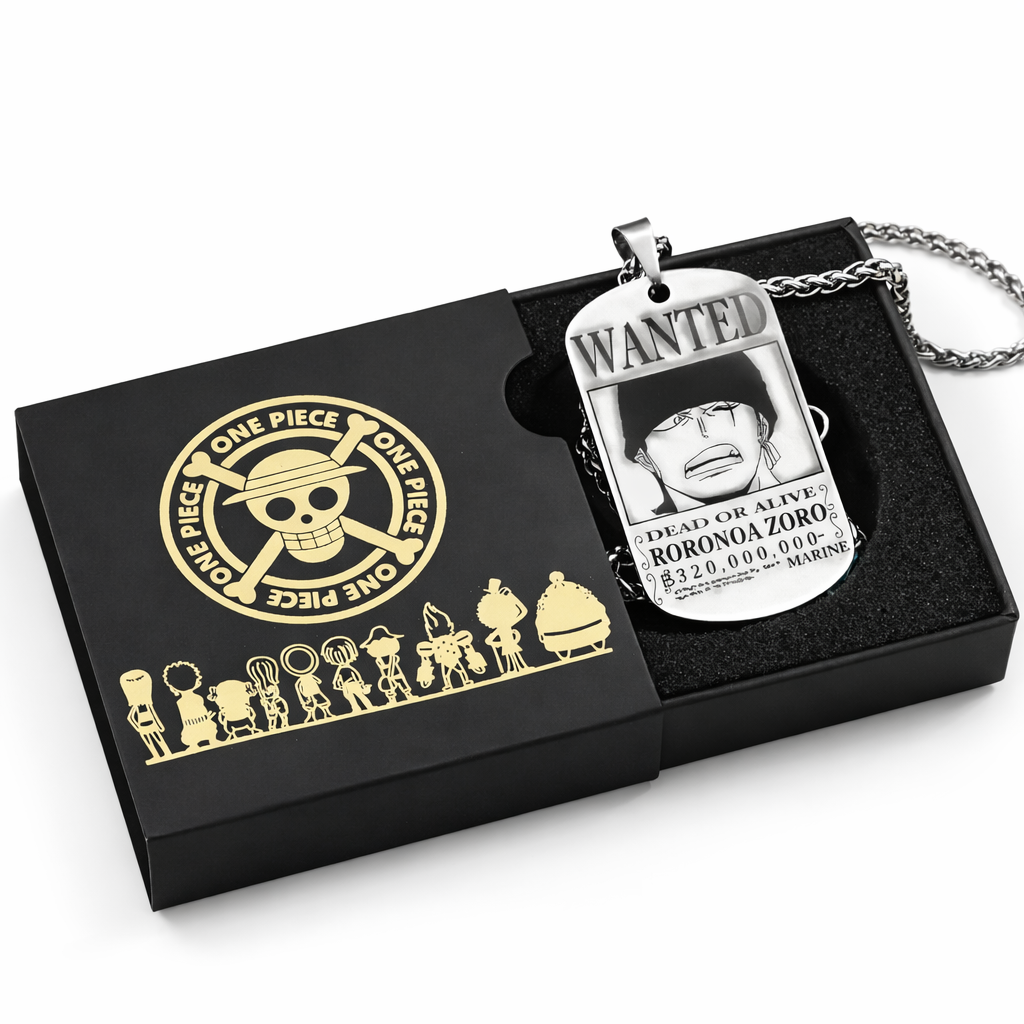 Collares de "SE BUSCA" de Anime de Piratas